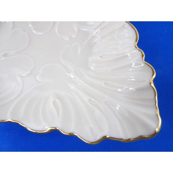 Lenox China Triad Dish with 24 k Gold Trim preowned - Picture 2 of 4